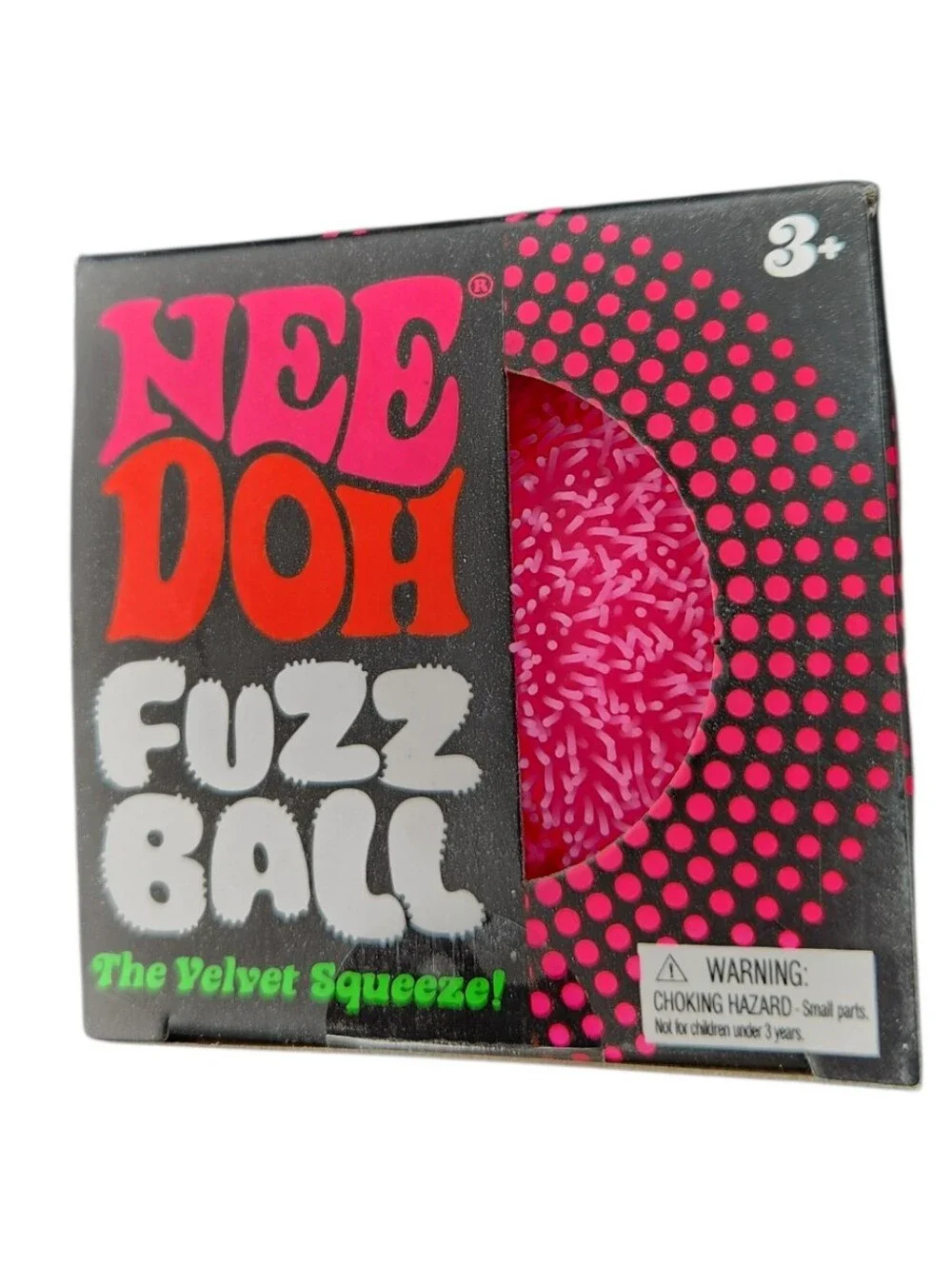 NeeDoh | Toys | New Needoh Fuzz Ball Pink Stress Ball Squishy The ...